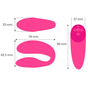 We-Vibe Chorus Par Vibrator med Fjernbetjening & App