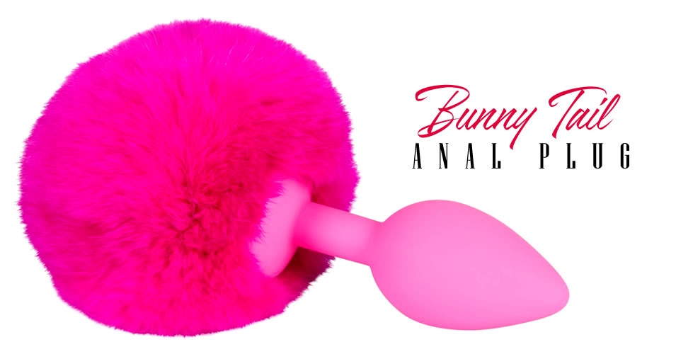 Anal Plug Bunny Tail med Pelskvast