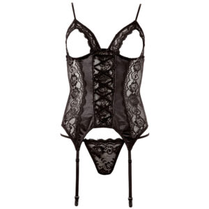 Dancing Queen Bustier med Hofteholder i Satin
