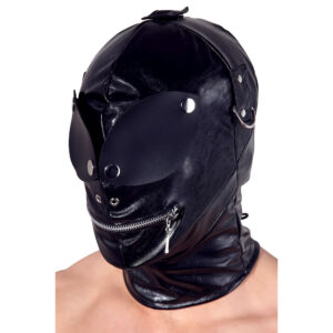 Fetish Maske i Læderlook