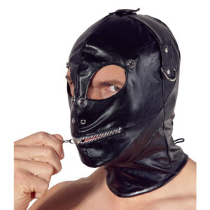 Fetish Maske i Læderlook