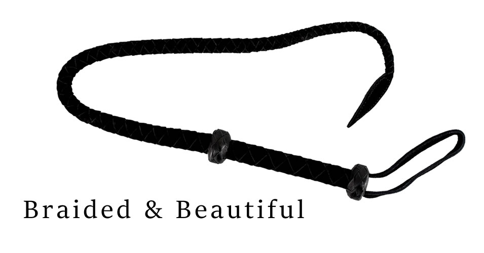 Flettet Læder Pisk