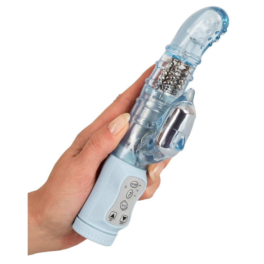 Danny Dolphin Perlevibrator med Klitoris-stimulator