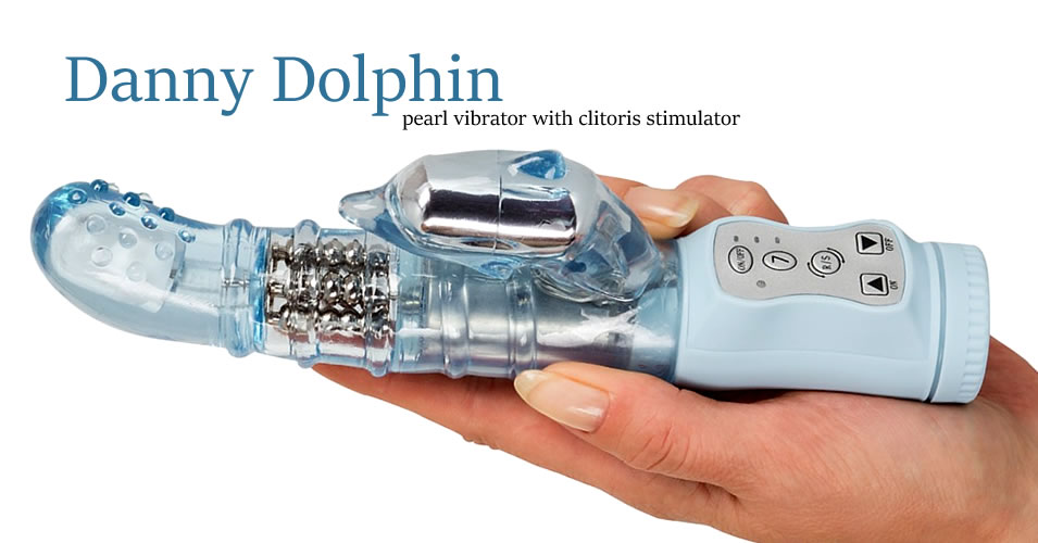 Danny Dolphin Perlevibrator med Klitoris-stimulator