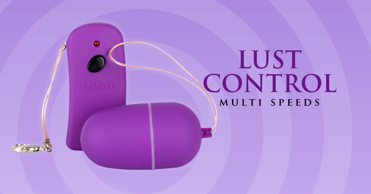 Lust Control Purple 10 speed Trådløst Vibrator Æg