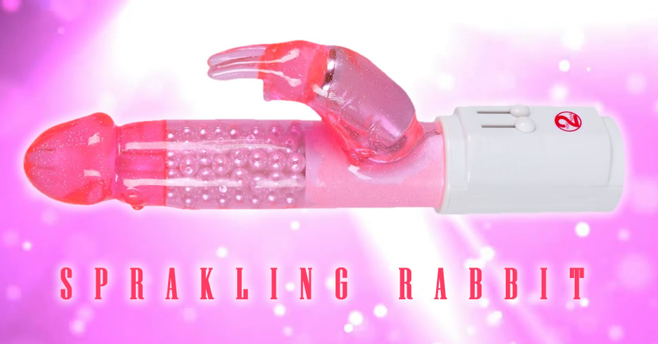 Sparkling Clear Perle Rabbit Vibrator