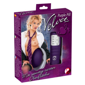 Velvet Purple Pill Vibrator Æg