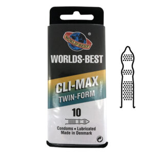 Worlds Best Cli-Max Twin-Form Kondom