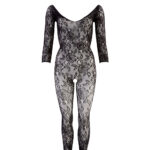 Blonde Catsuit i Sort