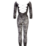 Blonde Catsuit i Sort