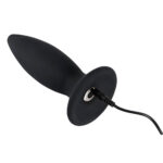 Black Velvets Genopladelig Silikone Anal Plug med Vibrator