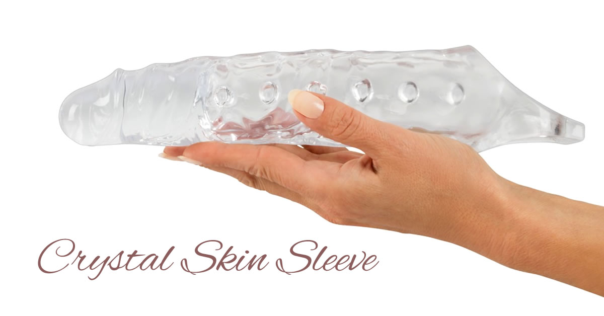Crystal Skin Penishylster med Testikelring