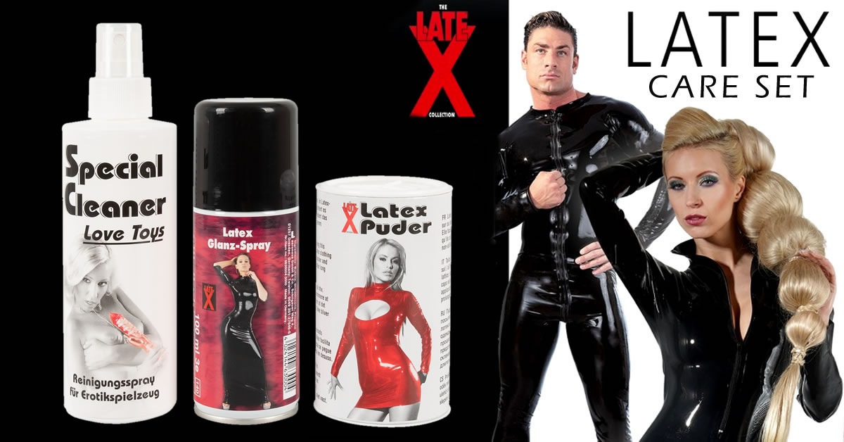 Latex Plejesæt Til Sexlegetøj og Latextøj