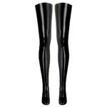Latex Strømper i Sort