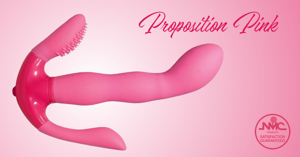 Pink Proposition G-Punkt Vibrator med Anal & Klitoris Stimulator