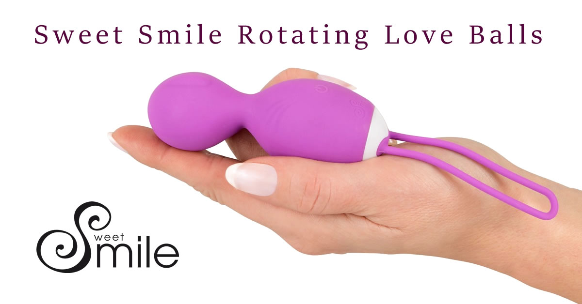 Sweet Smile Roterende Bækkenbundskugler med Fjernbetjening