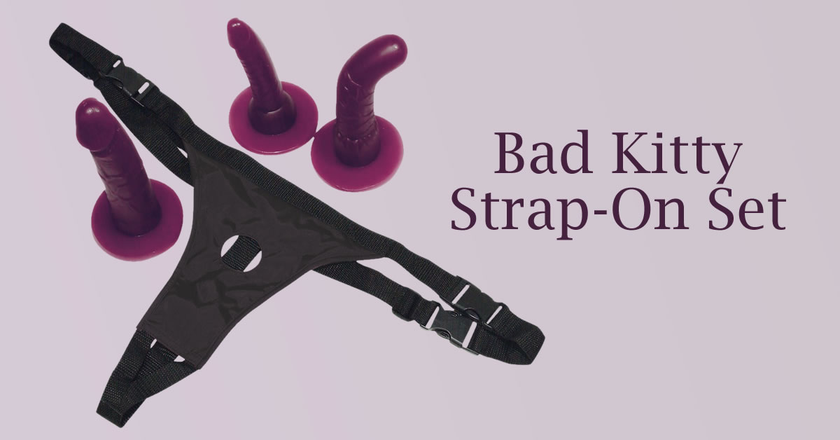 Dildo Strap-On Sæt fra Bad Kitty