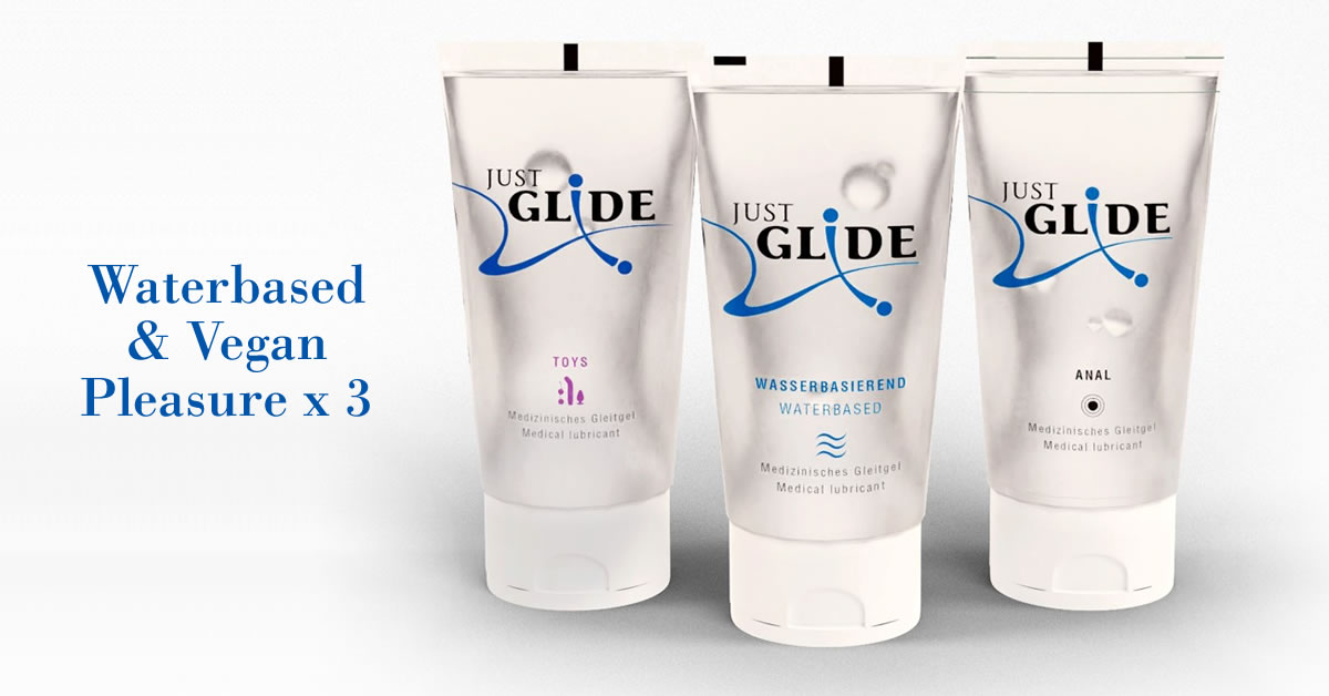Just Glide Vandbaseret Glidecreme Pakke