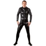 Sort Latex Heldragt til Mænd