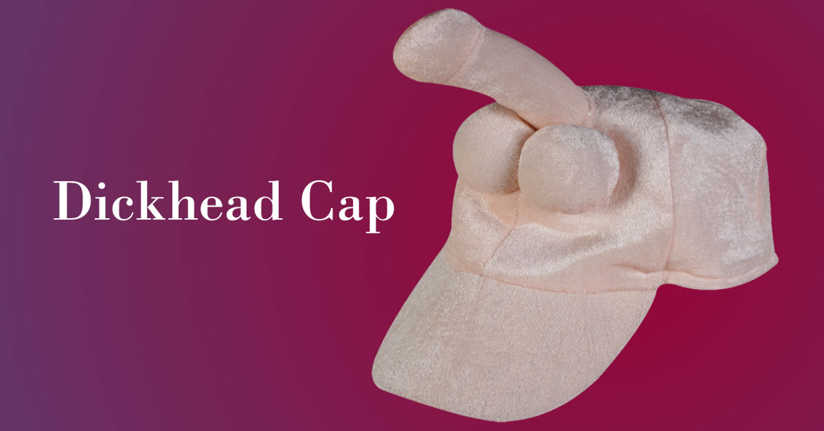 Dickhead Cap - Kasket i plys med penis