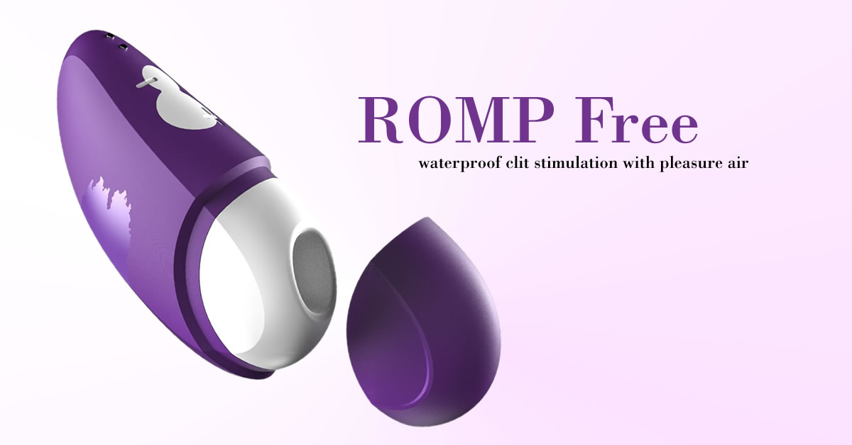 ROMP Free Klitoris Stimulator - Vandtæt Pulsator med Pleasure Air