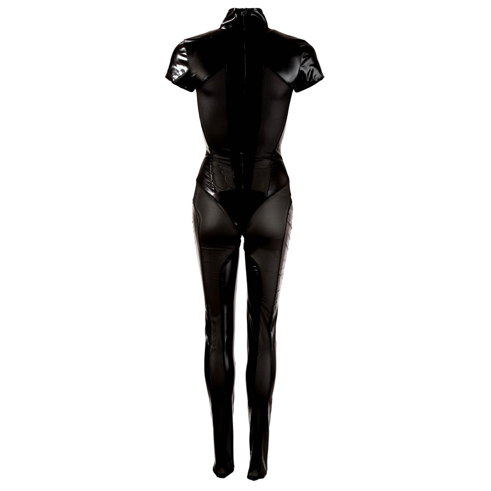 wetlook-jumpsuit-med-gennemsigtig-nylon-og-lynlaas-8