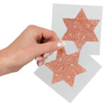 Nipple Covers med Glitter - Ekstra Store.