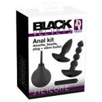 Black Velvets Anal Kit med Intim Bruser, Anal Plug og Anal Kæde