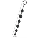 Black Velvets Silikone Anal Beads