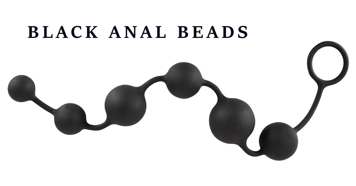 Black Velvets Silikone Anal Beads