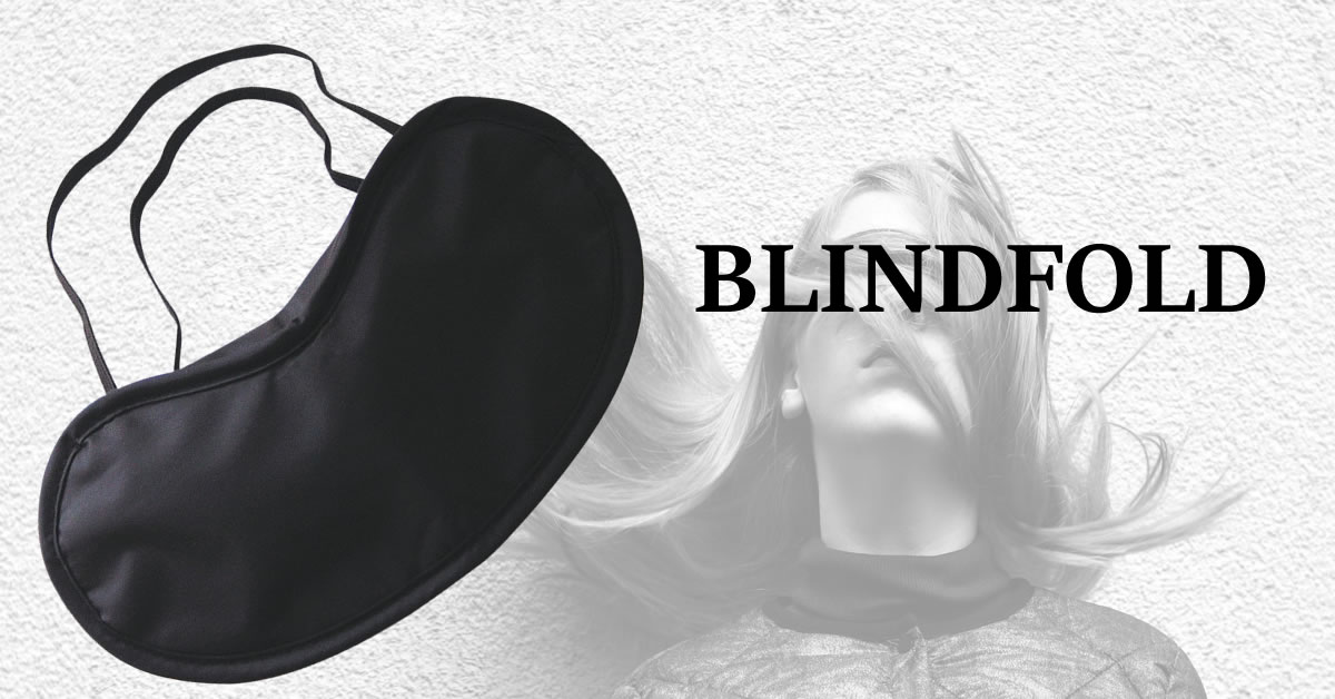 Blind Love blindfold øjenmaske i sort