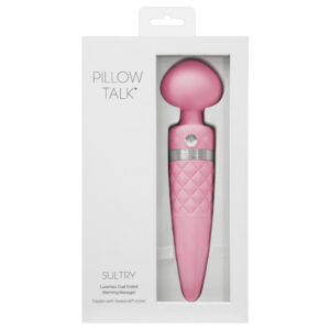 Pillow Talk Sultry Massagestav og Vibrator med Varmefunktion og Swarovski Krystal