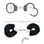 Bad Kitty Håndjern med blød plys