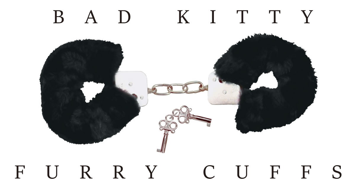 Bad Kitty Håndjern med blød plys