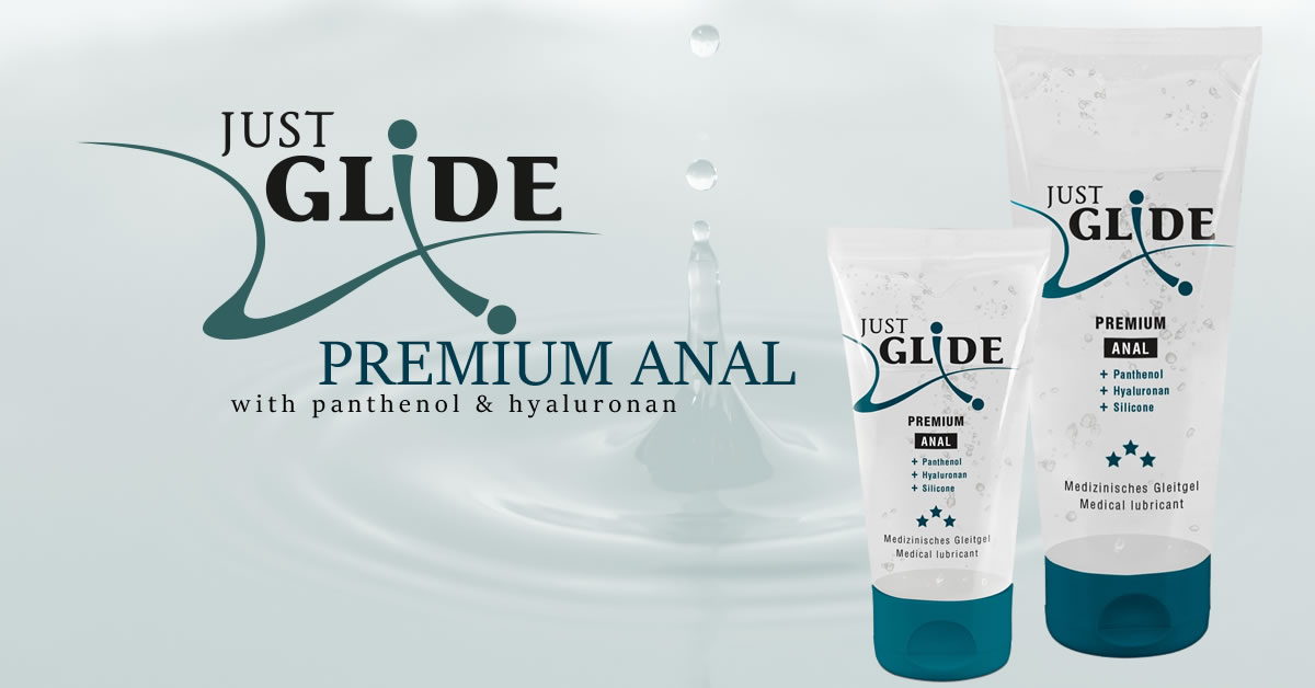 Just Glide Premium Anal Glidecreme med Panthenol og Hyaluronsyre
