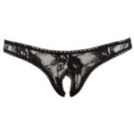Sorte Bundløse Blonde Trusser