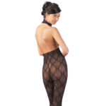Bundløs Blonde Catsuit med fri bryst