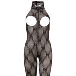 Bundløs Blonde Catsuit med fri bryst