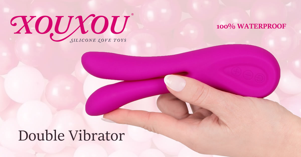 XOUXOU Dobbelt Vibrator - Vandtæt