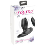 XOUXOU Expander Anal Plug med Vibrator og Trådløs Fjernbetjening