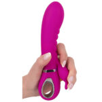 XOUXOU Rabbit Vibrator med Silikoneovertræk