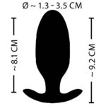 XOUXOU Vibrator Anal Plug med Pirrestrøm og Trådløs Fjernbetjening