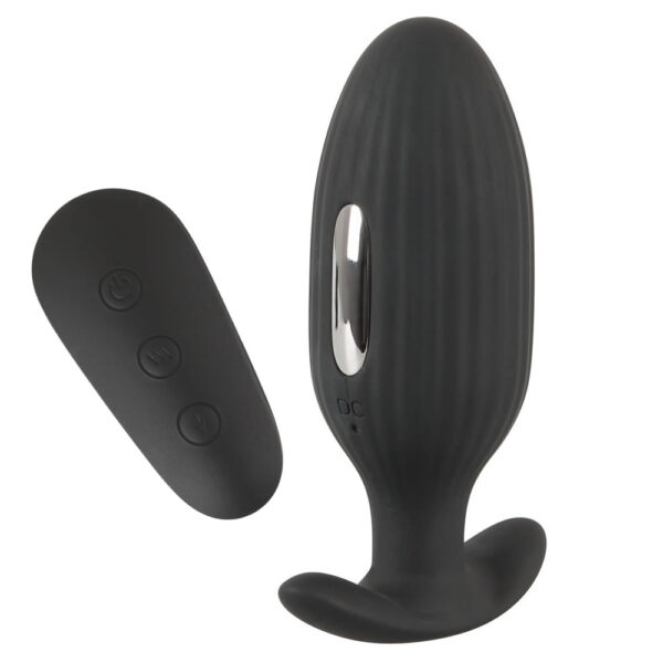 XOUXOU Vibrator Anal Plug med Pirrestrøm og Trådløs Fjernbetjening
