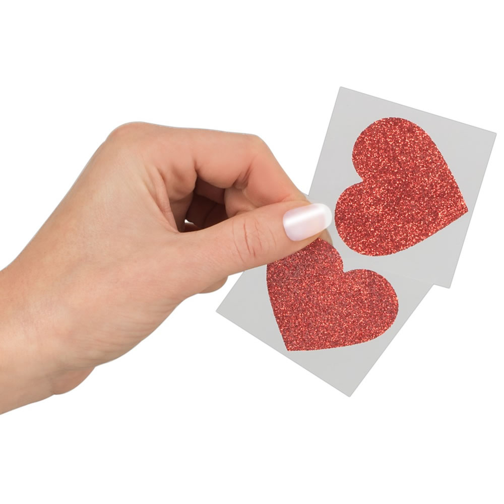 Heart Boob Sticker - Klistermærke til brystet med hjerte form