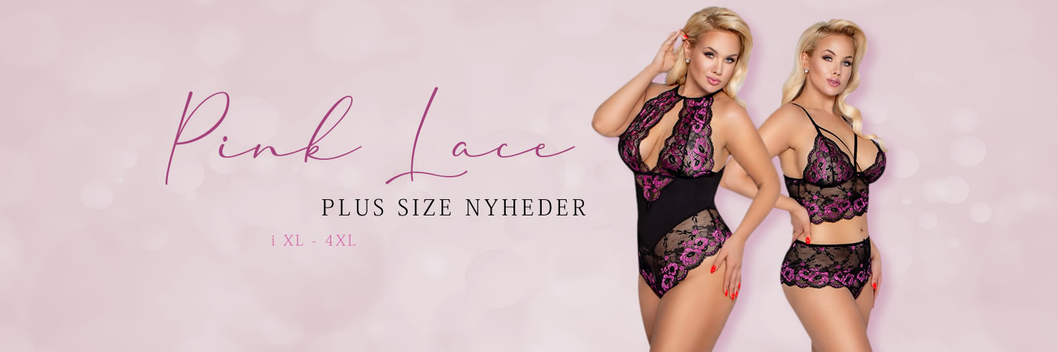 Pink Lace - Plus Size Nyheder