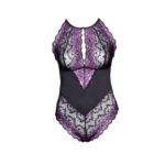 Plus Size Blonde Body i Pink og Sort