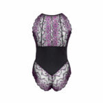 Plus Size Blonde Body i Pink og Sort