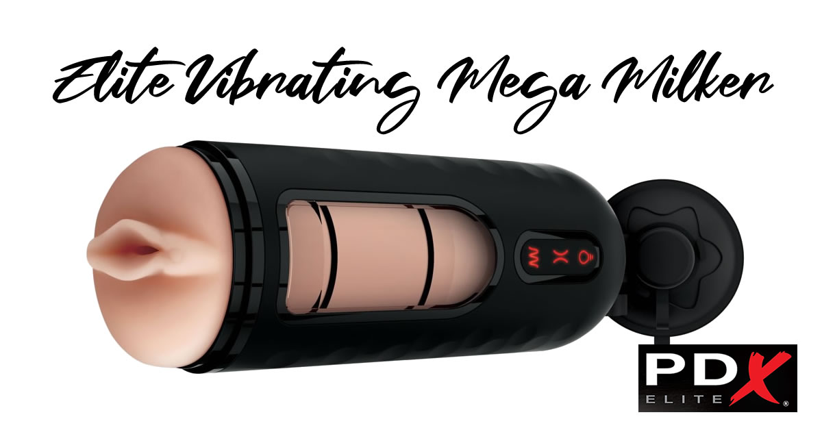 Masturbator PDX Elite Vibrating Mega Milker