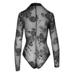 Noir Body med Velour Flock Print