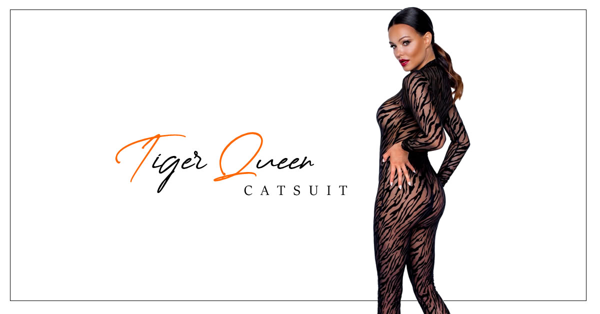 Noir Catsuit Tiger Queen